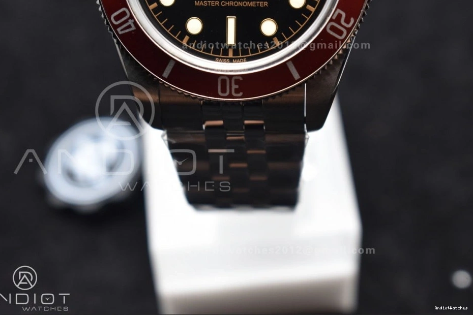 Best Bracelet SS Heritage Jubilee Edition Bay 891 Black Sustainable on Bezel Red ZF A 1:1 0319